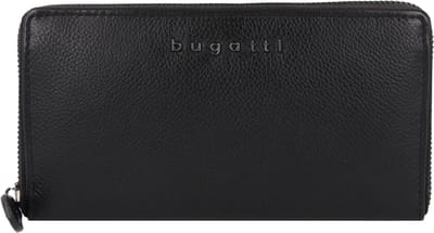bugatti Portemonnee Bella Zip Longpurse Black Zwart