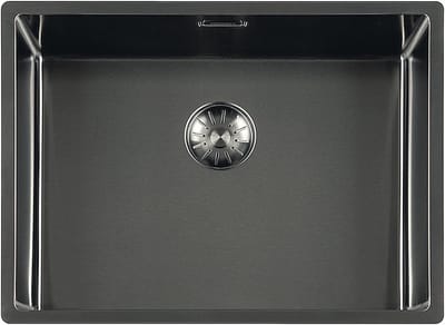 Lorreine Royal series spoelbak 55x40cm gun metal LEVERBAAR WEEK 48