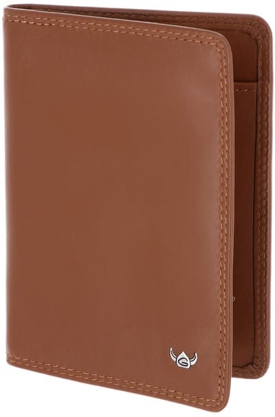 Golden Head Leren identiteitskaarthoesje Polo RFID Protect Ausweisetui 4480 Cognac bruine