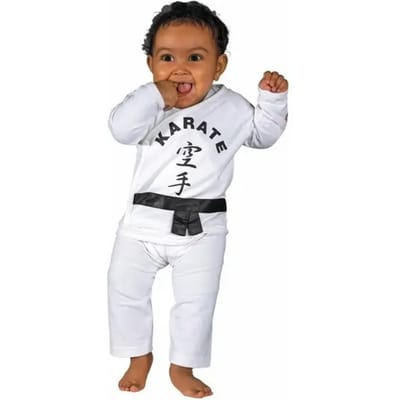 Baby karate romper Kwon