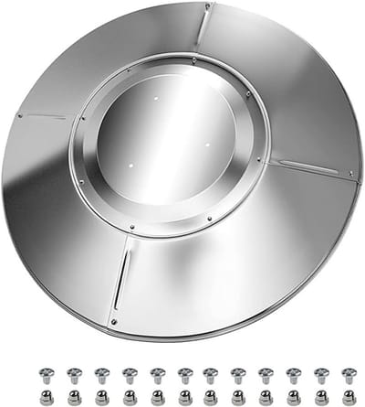 Terrasverwarming Reflector - Warmtekap - Buiten Verwarmen - Roestvrij Aluminium - Zilver