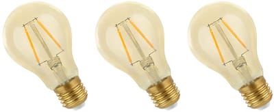 Spectrum LED Lamp E27 4.9W 230V - 490 Lumen - 2400K Warm wit - Gezellig licht - Energiezuinig - 3 stuks