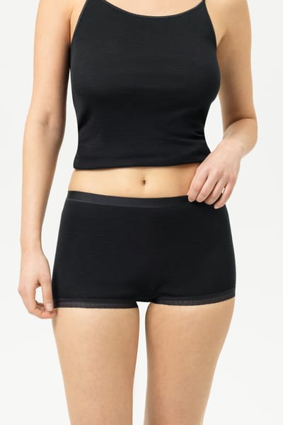 Panty Serie Wool&Silk Zwart