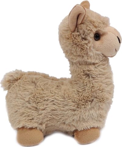Heunec pluche beige alpaca/lama knuffel - 29 cm - staand - knuffels