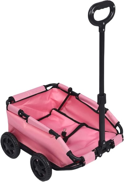 Huisdieren Kinderwagen - Draagbare Huisdierenkar - Reizen met Huisdier - Opvouwbaar Lichtgewicht Ontwerp - 57 x 37 x 16 cm