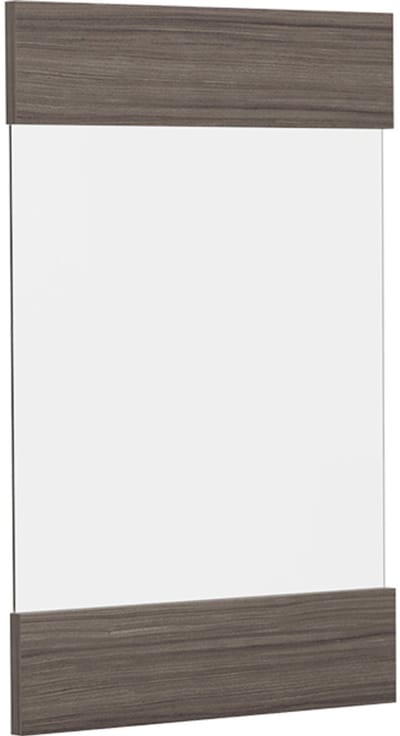 Vicco R-Line Keukenfront – 39.6 x 59 cm meubelfront voor de glazen hangkast Edel grijs