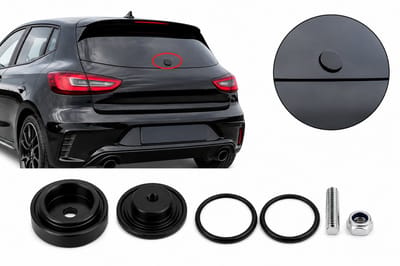 Achterruit Wisser Delete Kit Universeel – Aluminium Afdekdop – Zwart – Ruitenwisser Verwijder Set