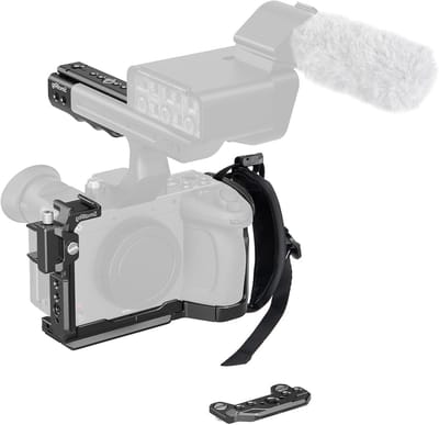 Professionele Camera Cage Kit voor Sony met XLR Handgreep, HDMI Kabelklem en QR Cold Shoe - Ideaal voor Videoproductie en Fotografie