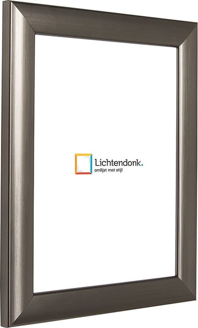 Fotolijst - Fotokader - Antraciet - Fotomaat 10x15 - Helder glas - Art.nr. 10409610152