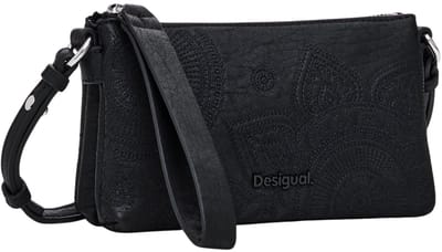 Desigual Schoudertas Dejavu Dortmund Baby Bag Black Zwart