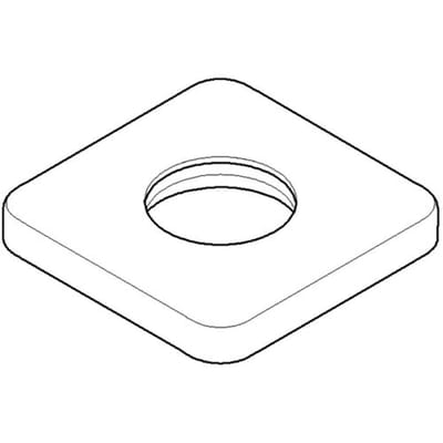 Dornbracht replacement rosette 6.3 x 6.3 cm, 092771007-00