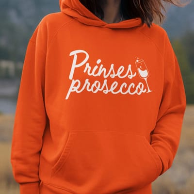 Oranje Koningsdag Hoodie Prinses Prosecco XS