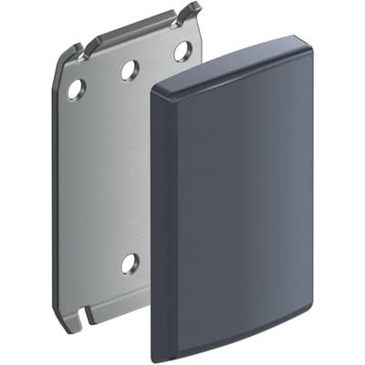 HEWI System 802 mounting plate with cover for folding support handle 802.50.00390 92