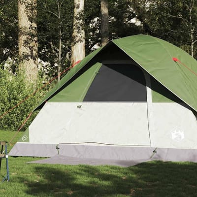 Familietent Koepel - Kampeertent Outdoor - Kamperen & Wandelen - Waterdicht Winddicht - 6 Personen 305cm - Groen