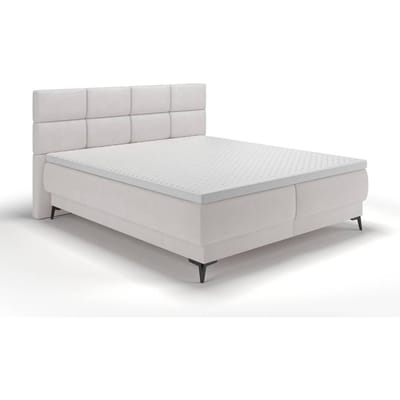 Boxspring Reyuno velvet met opbergruimte 180 x 200 cm | Selsey Design