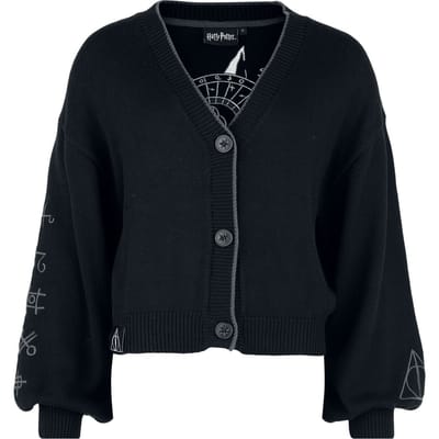 Harry Potter Cardigan - S tot XXL - voor Vrouwen - grijs