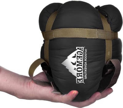 Ultra lichte rechthoekige slaapzak voor outdoor camping - geschikt voor kinderen, jongeren en volwassenen - lente, zomer en herfst - waterdicht en compact Slaapzak