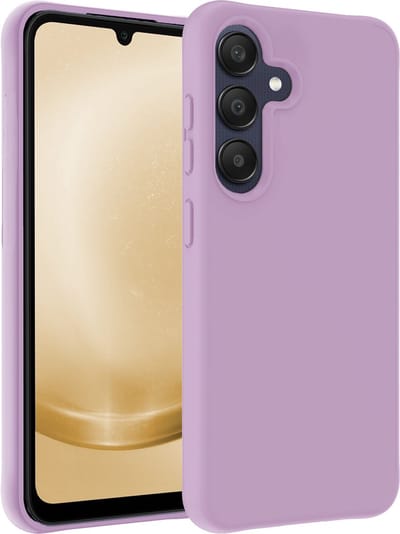 Hoesje - Geschikt voor Samsung Galaxy A25 - Sterk & Shockproof - Hoes Cover - Siliconen Case - Telefoonhoesjes - Lila
