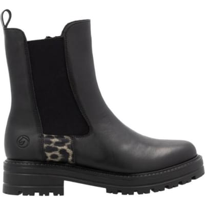 Remonte Chelsea boots zwart Leer - Dames - Maat 40