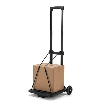 Lomera Steekwagen Opvouwbaar - Transporttrolley - Transportkar - Transportwagen - Steekkar Inklapbaar - Telescopisch Handvat - Trolley Lichtgewicht - Bagagespin voor Verhuizen - Handtruck - Plateauwagen