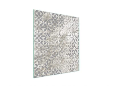 TMK ArtDeko Serie - Glazen Snijplank - 45x52 cm - Grijs - Gehuld Glas
