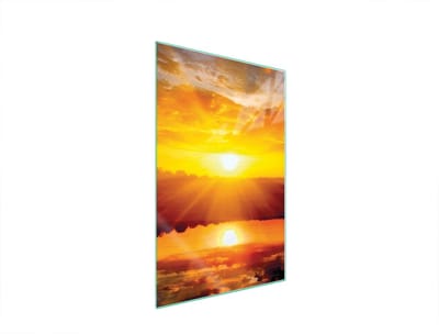 TMK ArtdDeko Serie - Snijplank van Glas - 35x52 cm - Zon Motief - Meerdere Toepassingen