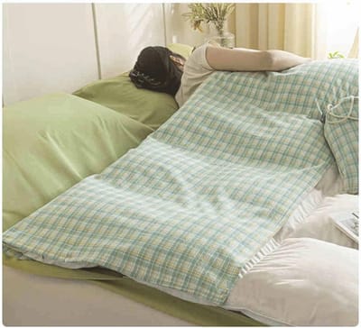 Reislaken Slaapzak - Slaapzak Voering - Reizen en Kamperen - Ademend Katoen - 80x210cm - Groen