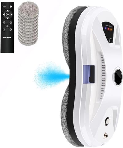 Ramenwasser - Robot Ramenwasser - Raamrobot - 5600Pa Zuigkracht - Afstandsbediening + 10 Schoonmaakdoeken (Gratis)