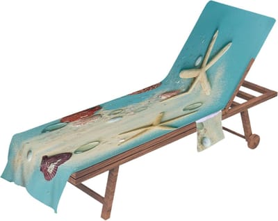 Ligstoel Handdoekhoes - Stoelbeschermer - Buiten Ontspannen - Antislip & Opvouwbaar - 210 x 73 cm - Meerkleurig