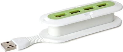 Quirky Contort USB hub - Groen