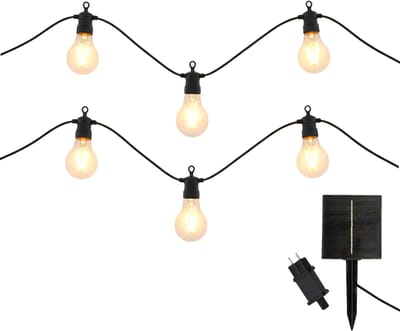 Set van 2 lichtsnoeren op zonne-energie 15M PARTY MAX
