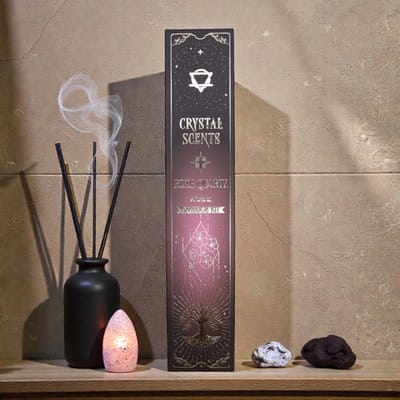 Crystal Scents Smudge Wierook Roos – 12 Doosjes – Inclusief Rozenkwarts
