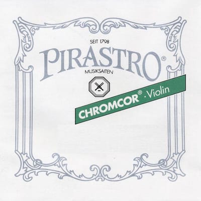 Pirastro P319480 violin string G-4 1/16+1/32), medium, steel core, chrome steel