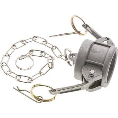 Camlock DN 32 (1 1/4'') Koppeling AluminiumEnd Cap Type DC MIL-C-27487