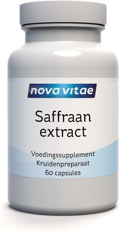 Nova Vitae - Saffraan extract - 88.5 mg - 60 capsules