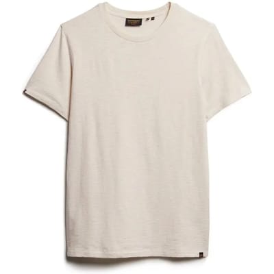 Superdry - Slub T-shirt met ronde hals en korte mouwen - Heren - T-shirts