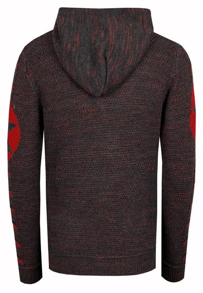 Grof gebreide hoodie