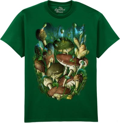 Paddestoelen Shrooms The Coloured House T-shirt M
