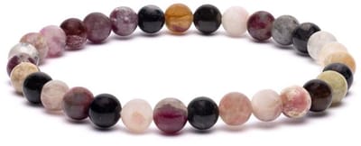 Armband elastisch toermalijn mix