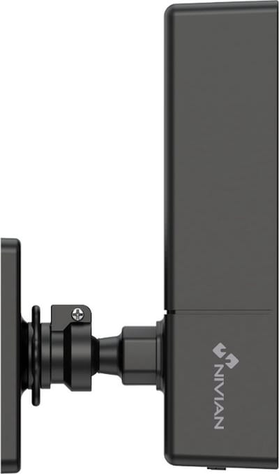 Nivian Buitenlamp Met Camera - Wifi Camera - IPC-L2 - SD-kaart Slot - Microfoon & Speaker - Witte LEDs - Beveiligingscamera - Buiten- Camera - USB aansluiting