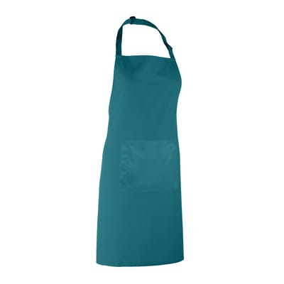 Premier Dames/Dames Kleuren Bipschort Met Zak / Werkkleding (Pakket van 2) (Teal)