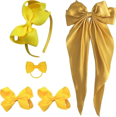 Elegante haarspeld met strik, haaraccessoires voor vrouwen en meisjes, elastische haarbanden en ponytail houders, perfect voor feestdagen en verjaardagen