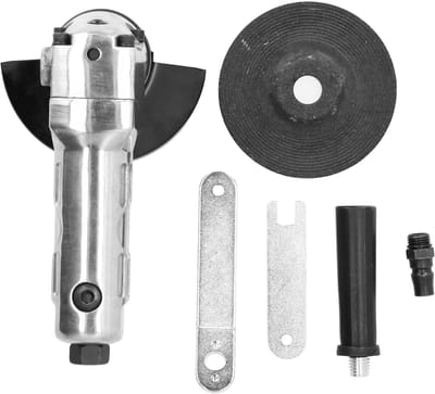 Haakse Slijper - Metaalbewerking Gereedschap - Metaal Hout Steen - Hoog Koppel Motor - 4 Inch - Grijs