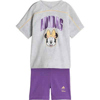 Adidas Sportswear Adidas Disney Minnie Mouse T-Shirtset - Kinderen - Grijs