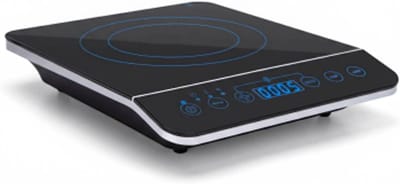 Draagbare Inductieplaat - Elektrische Kookplaat - Compact Koken - Touch Bediening - 29 x 37 cm - Zwart