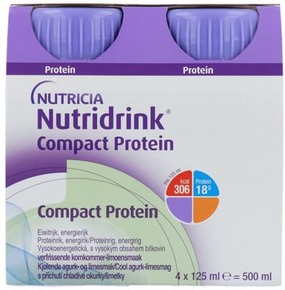 Nutridrink Compact Protein Cucumberlime 4x125ml