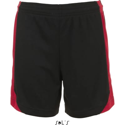 SOL'S Kids´ Olimpico Contrast Short LT01720 - black/red - 10 Jahre (142)