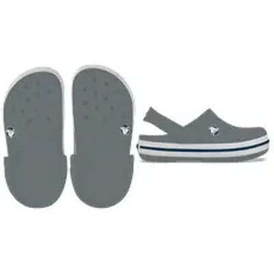 Crocs Crocband Clog K Unisex Clogs - grijs/blauw