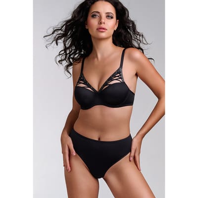 Marlies Dekkers Euphoria Black Thong Size: XS | Underwear Outlet | Dames | Zwart