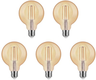 Asalite LED Lamp G95 E27 Fitting - 7W = 50W - 650 Lumen - 2000K Warm Wit Licht - Niet Dimbaar - 220-240V - 5 stuks